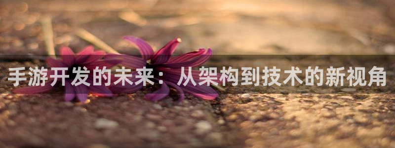 pc28开奖网站大神：手游开发的未来：从架构到技术的新视角